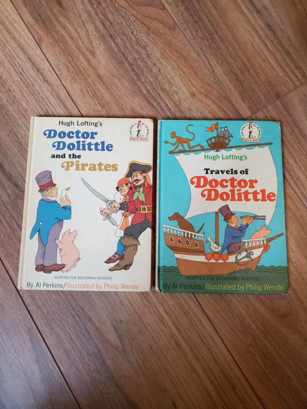 Vintage Cloth Dr. Dolittle Books Dr. Seuss Beginner Books